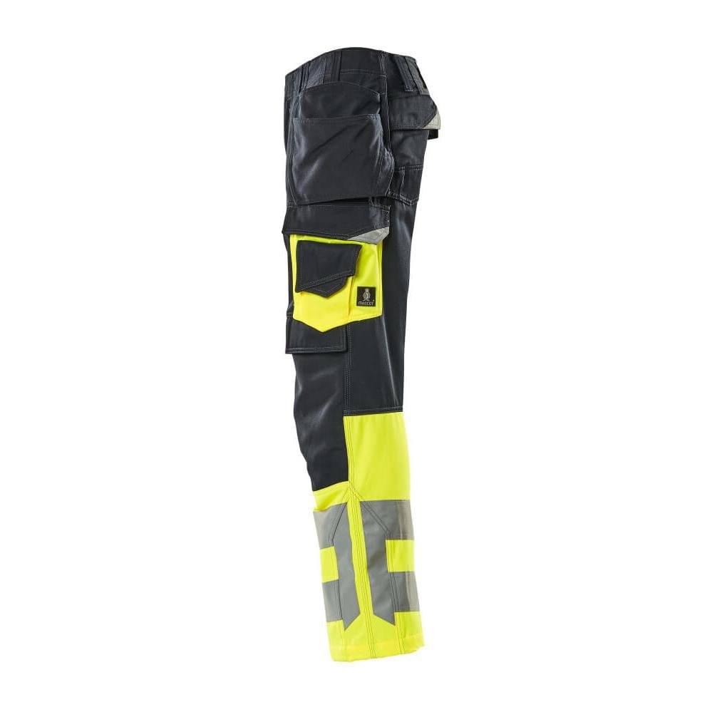 Broek met hangende broekzakken
