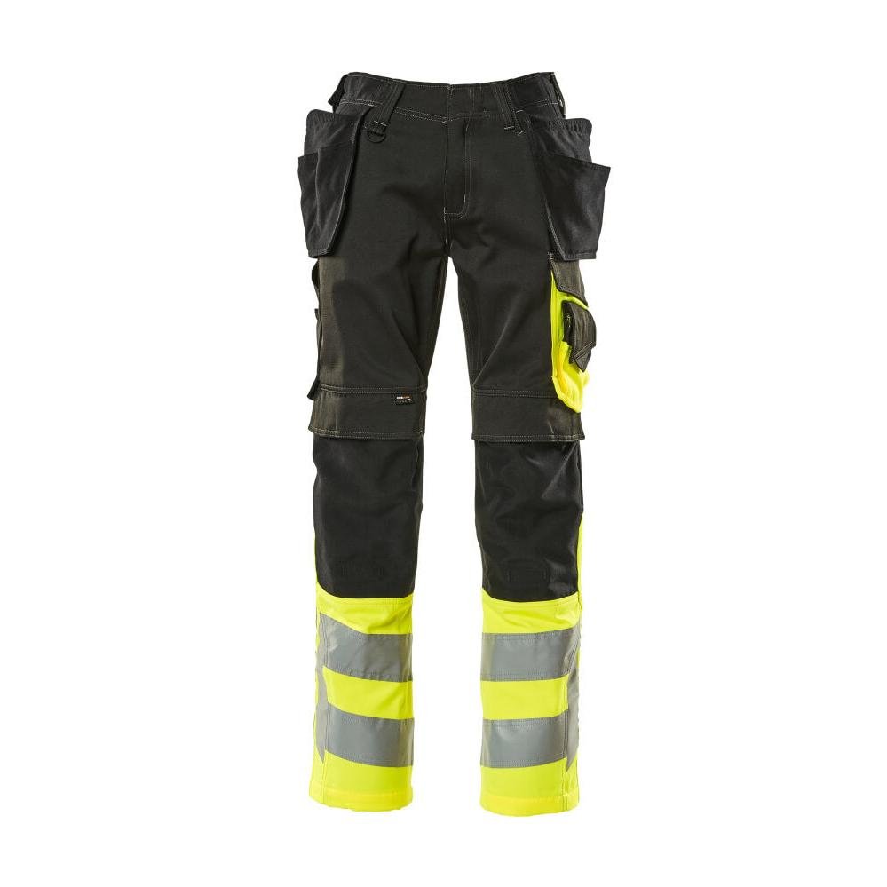 Broek met hangende broekzakken