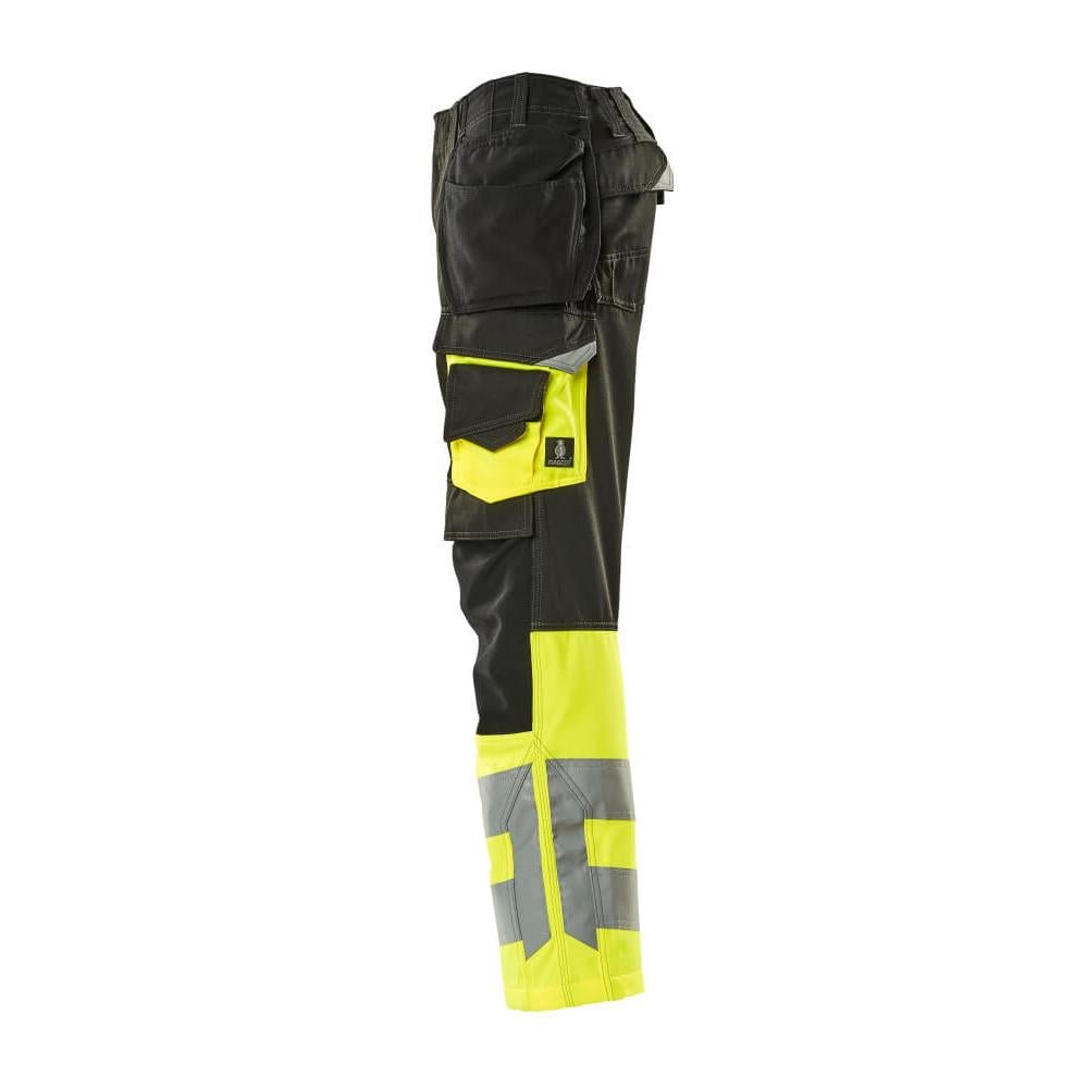 Broek met hangende broekzakken