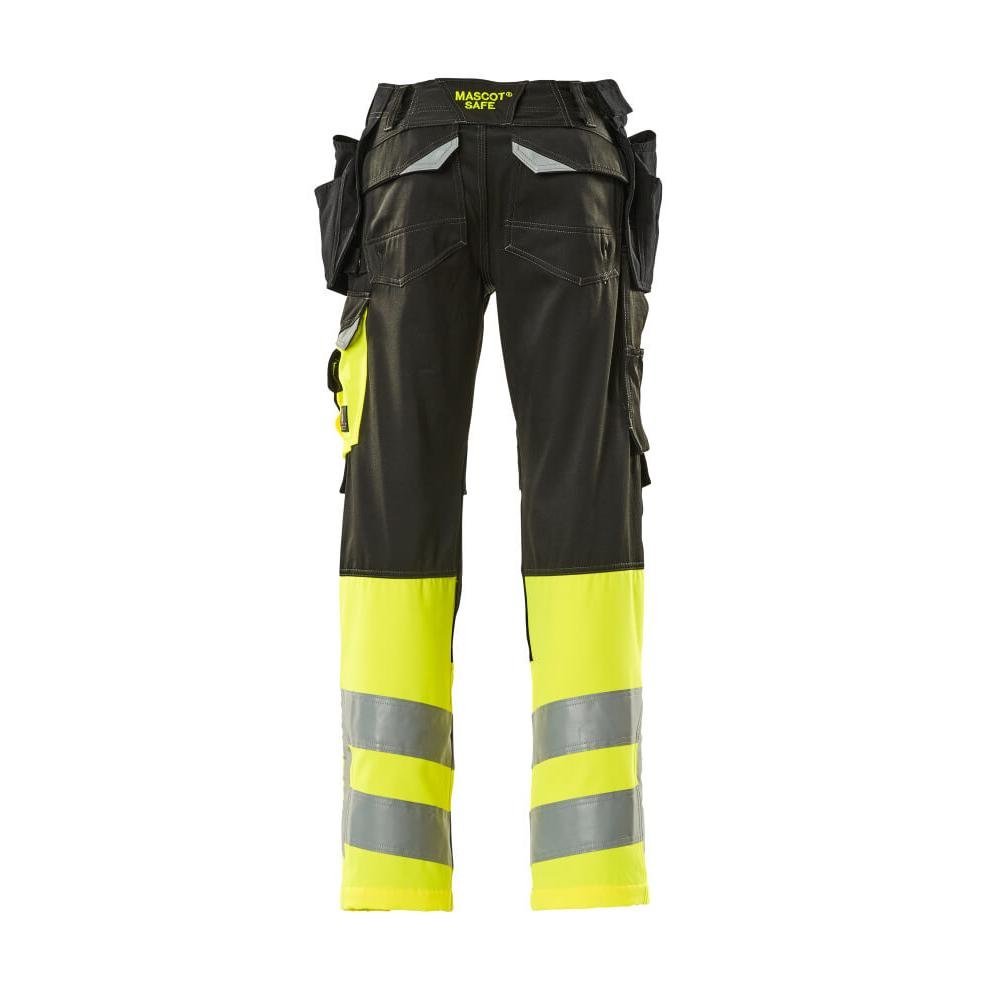 Broek met hangende broekzakken