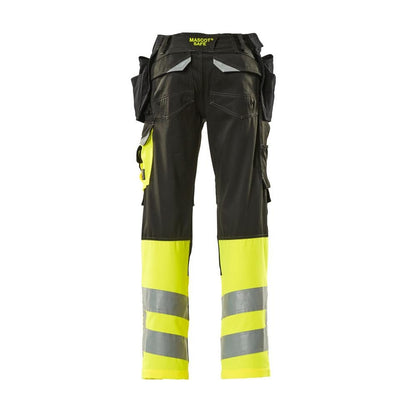 Broek met hangende broekzakken