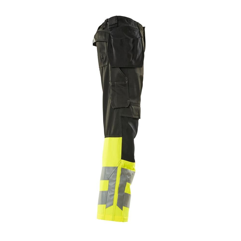 Broek met hangende broekzakken