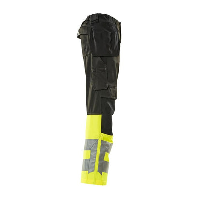 Broek met hangende broekzakken