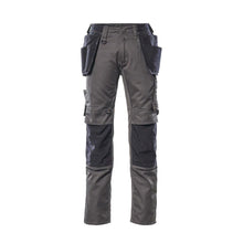 Broek met hangende zakken, lichtgewicht broek, donker antraciet/zwart