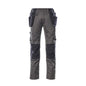 Broek met hangende zakken, lichtgewicht broek, donker antraciet/zwart