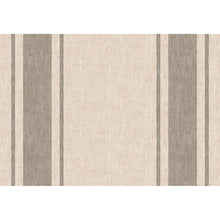 Der beigefarbene Stoff mit vertikalen dunkelgrauen Fischgrätenstreifen verleiht dem Design Struktur und Stil - ideal für die Duni GmbH Malia Handtuch Serviette 38x54 cm - Schwarz, weiches und saugfähiges Design | Packung (250 Stück).