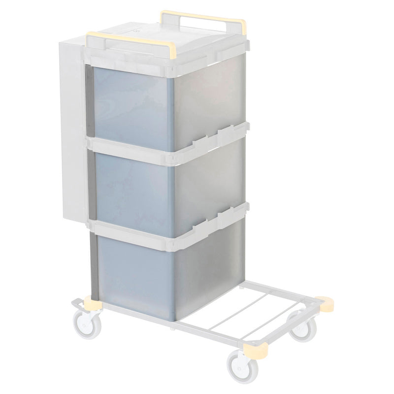 VERMOP lambrisering 3-delig antraciet, 100 x 22 x 3 cm