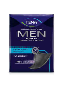 Tena Men Active Protective Shield Extra Light Incontinence Insert | Pack (14 stuks)