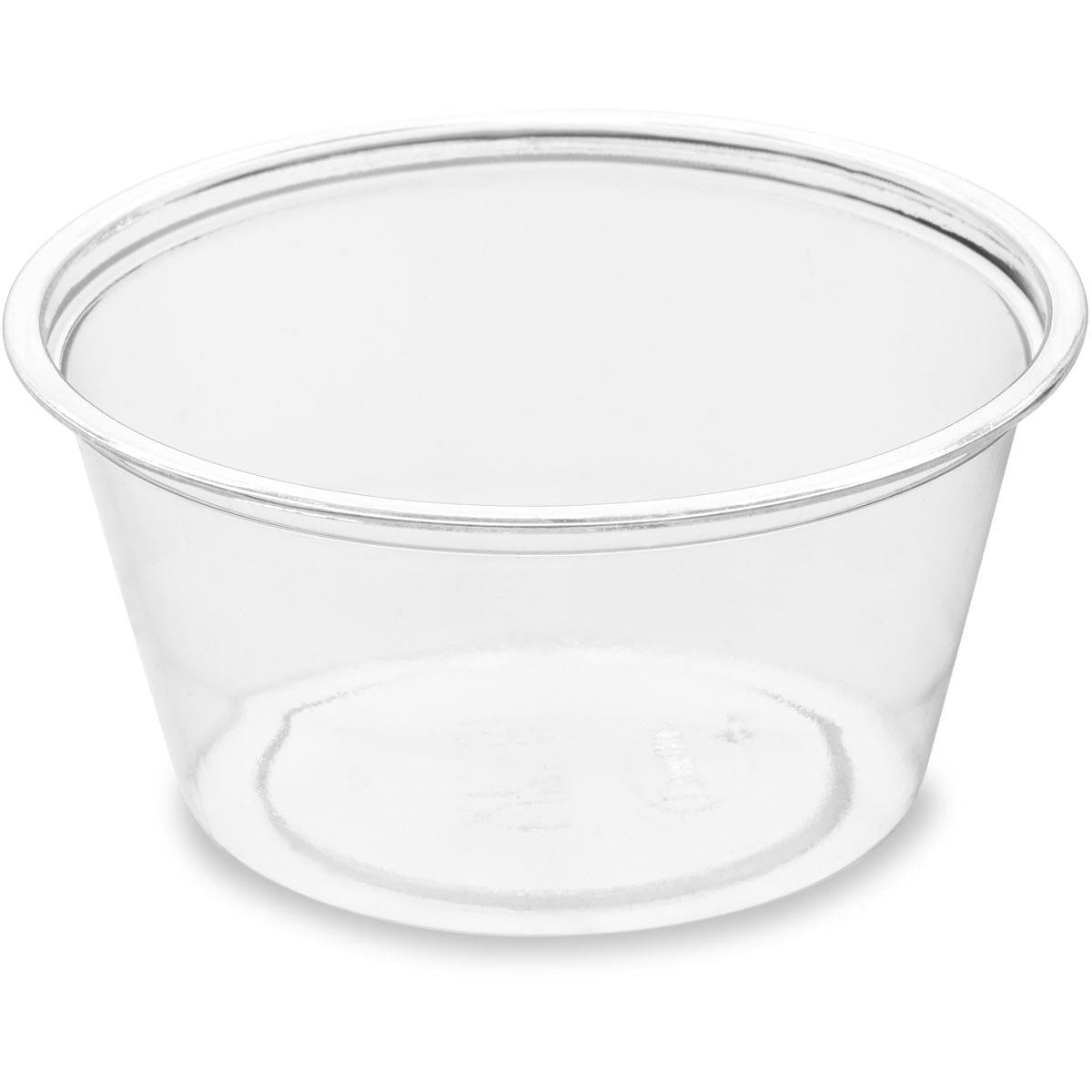 De dressingbeker van 60 ml van Duni GmbH is een transparante rPET-container (64x64x30 mm) met brede opening en gladde rand, perfect voor het bewaren van dressings en sauzen. Wordt geleverd in verpakkingen van 100 stuks.