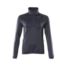 Fleecetrui met korte ritssluiting, microfleece damesjack