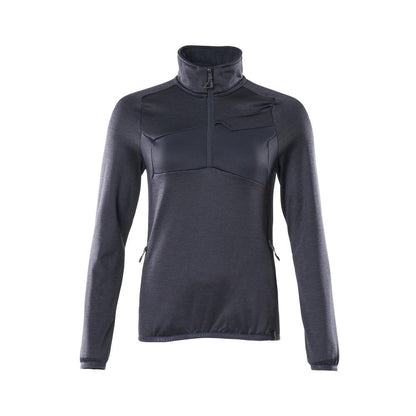 Fleecetrui met korte ritssluiting, microfleece damesjack