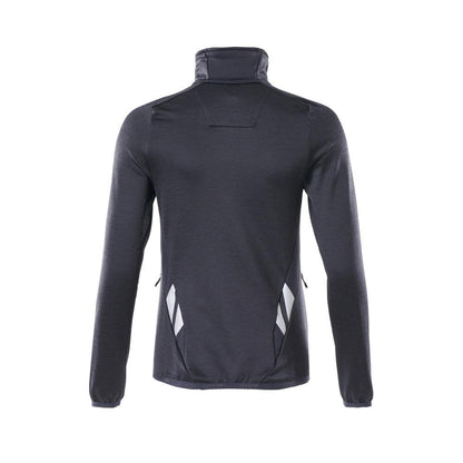Fleecetrui met korte ritssluiting, microfleece damesjack