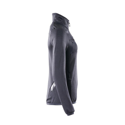 Fleecetrui met korte ritssluiting, microfleece damesjack