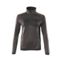 Fleecetrui met korte ritssluiting, microfleece damesjack