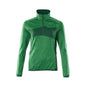 Fleecetrui met korte ritssluiting, microfleece damesjack