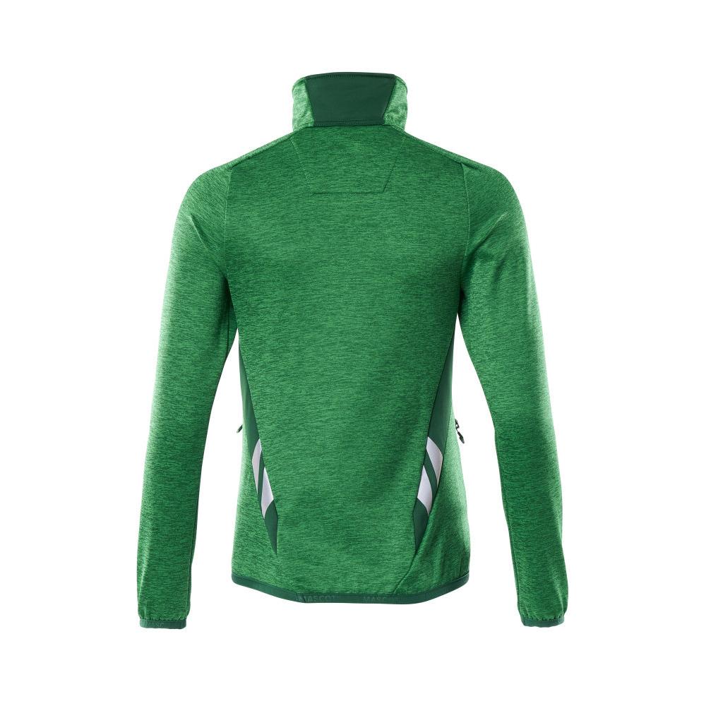 Fleecetrui met korte ritssluiting, microfleece damesjack