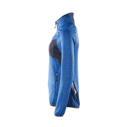 Fleecetrui met korte ritssluiting, microfleece damesjack