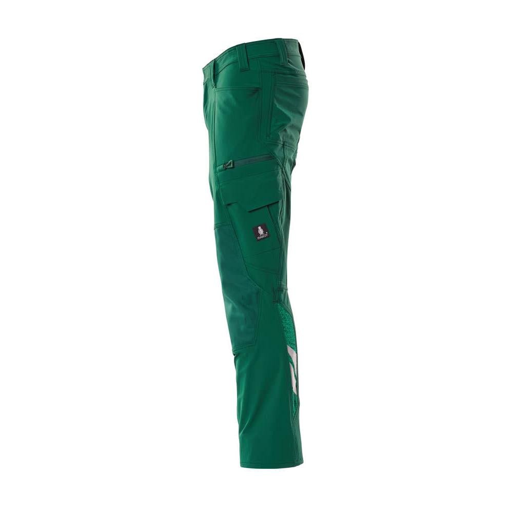 Broek, kniezakken, ULTIMATE STRETCH broek, groen
