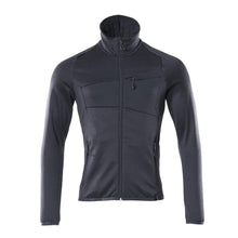 Fleece trui met microfleece jack met ritssluiting