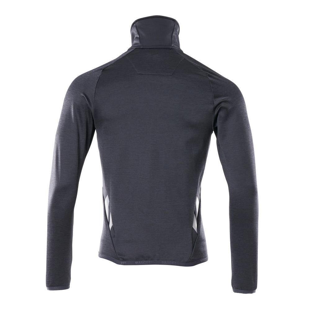 Fleece trui met microfleece jack met ritssluiting