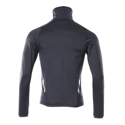 Fleece trui met microfleece jack met ritssluiting