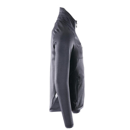 Fleece trui met microfleece jack met ritssluiting