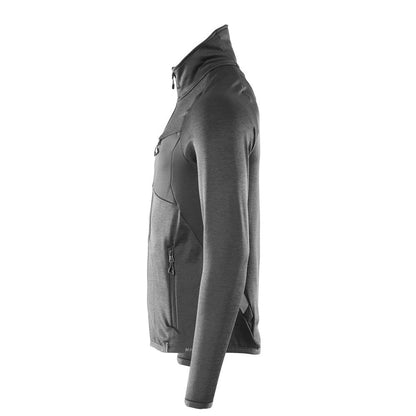 Fleece trui met microfleece jack met ritssluiting