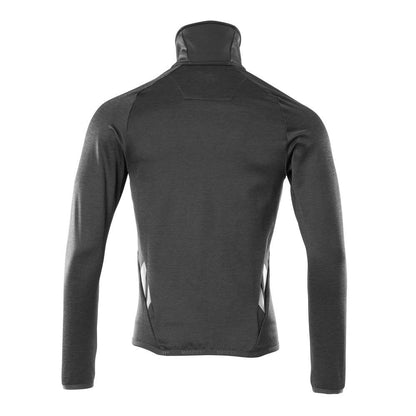 Fleece trui met microfleece jack met ritssluiting