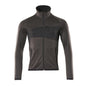 Fleece trui met microfleece jack met ritssluiting