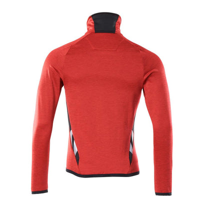 Fleece trui met microfleece jack met ritssluiting