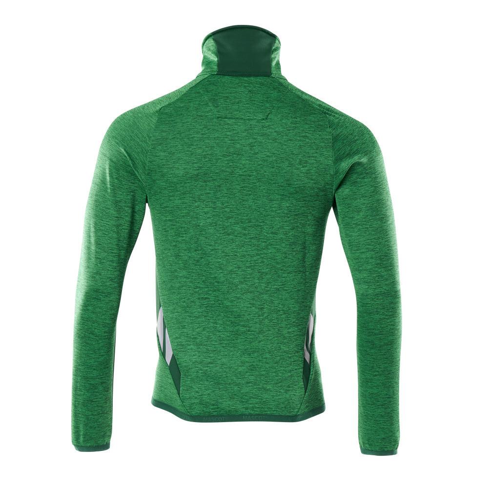 Fleece trui met microfleece jack met ritssluiting