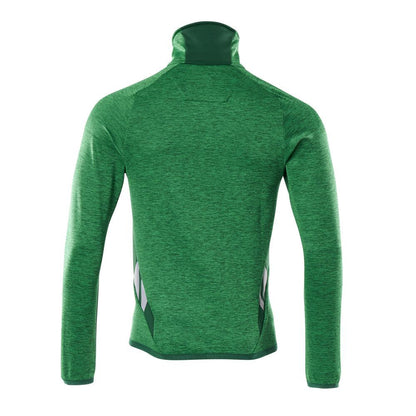 Fleece trui met microfleece jack met ritssluiting