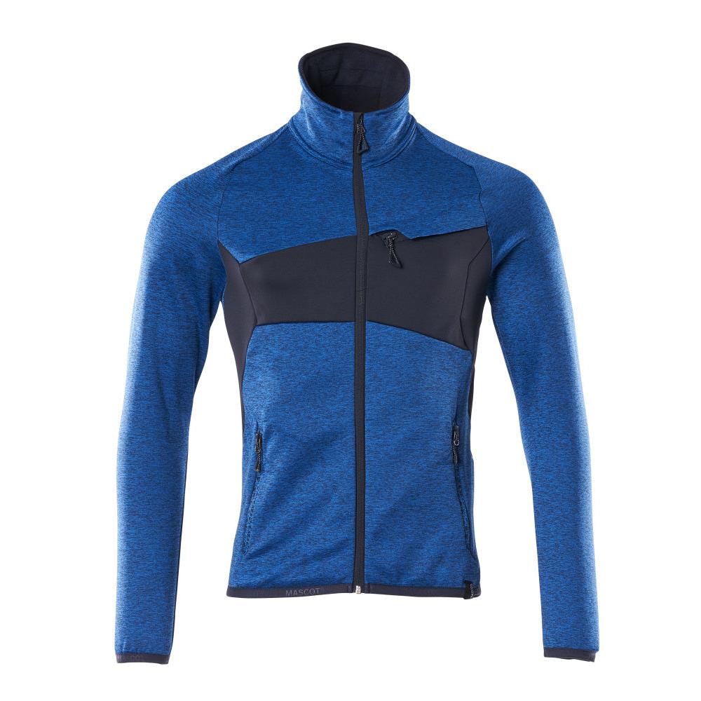 Fleece trui met microfleece jack met ritssluiting