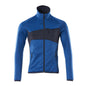Fleece trui met microfleece jack met ritssluiting