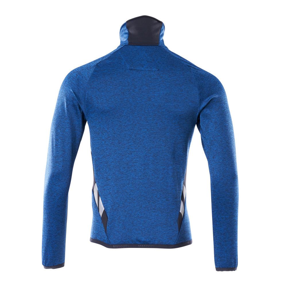Fleece trui met microfleece jack met ritssluiting