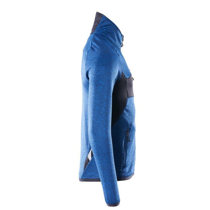 Fleece trui met microfleece jack met ritssluiting