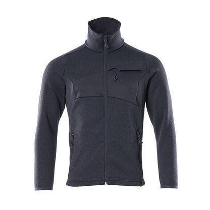 Gebreide trui met ritsvest