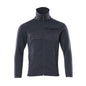 Gebreide trui met ritsvest