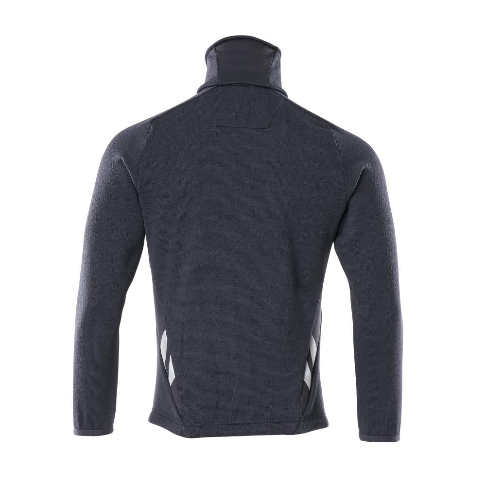 Gebreide trui met ritsvest
