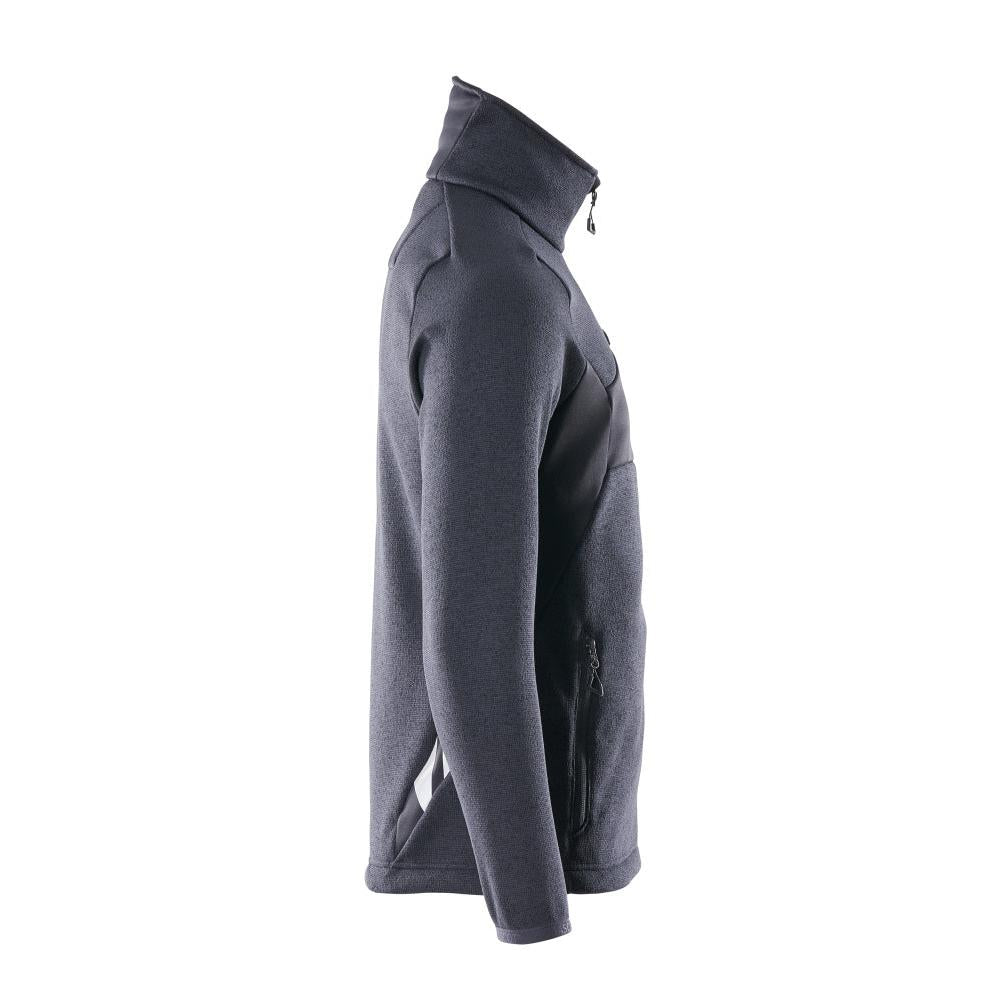 Gebreide trui met ritsvest