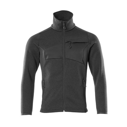 Gebreide trui met ritsvest