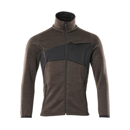 Gebreide trui met ritsvest