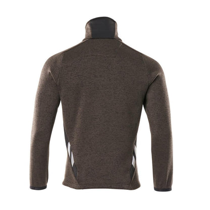 Gebreide trui met ritsvest