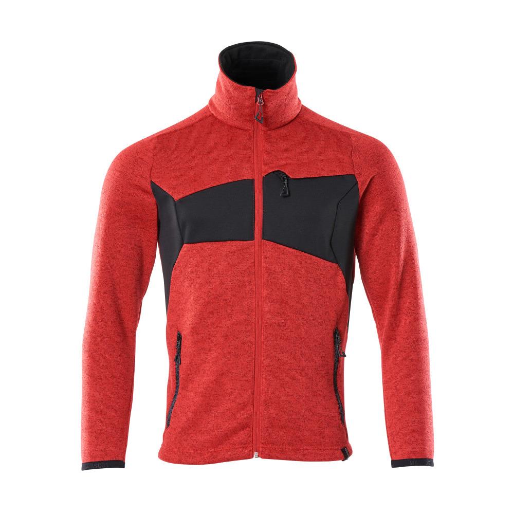 Gebreide trui met ritsvest
