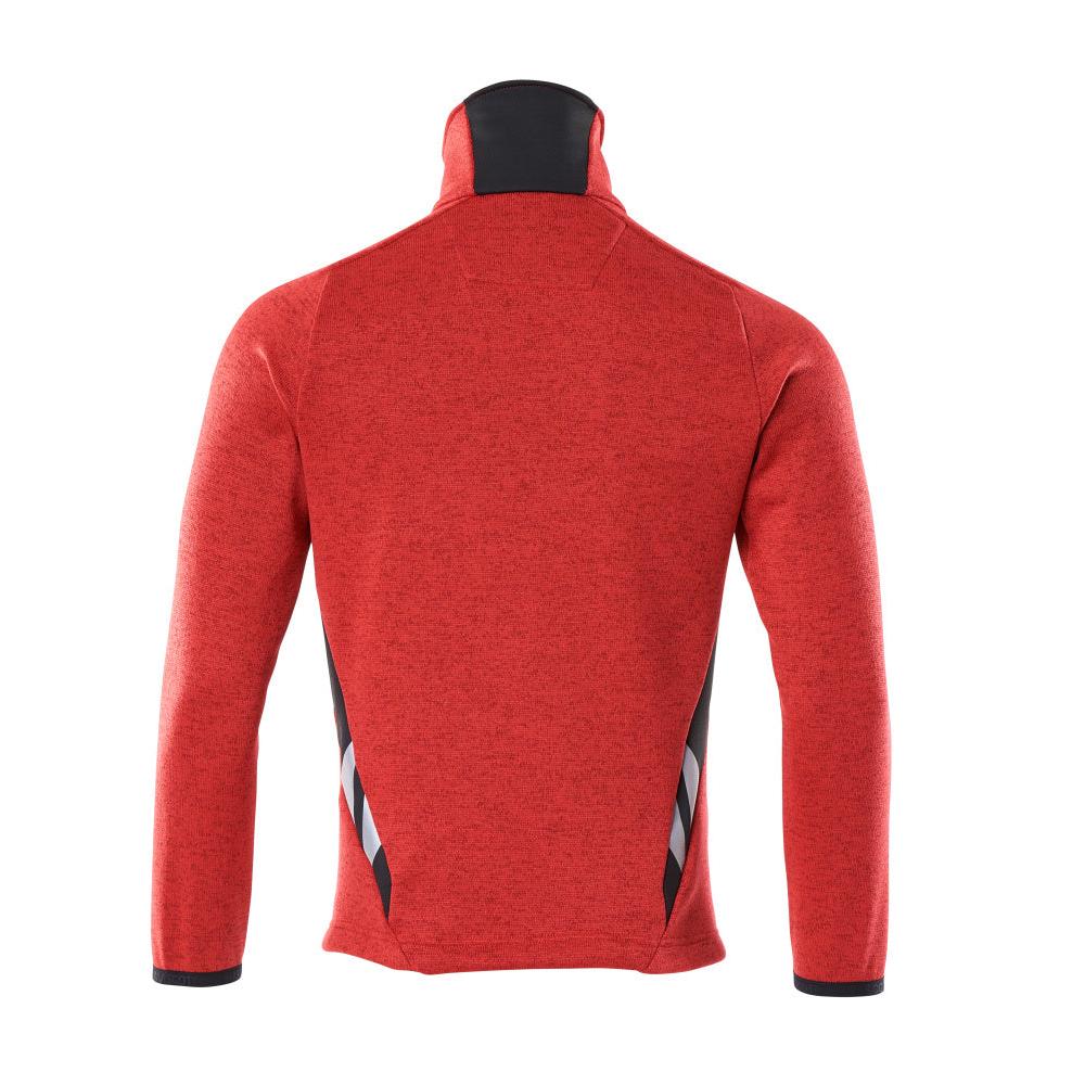 Gebreide trui met ritsvest