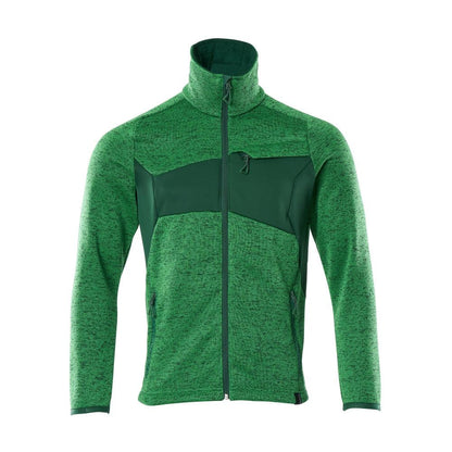 Gebreide trui met ritsvest