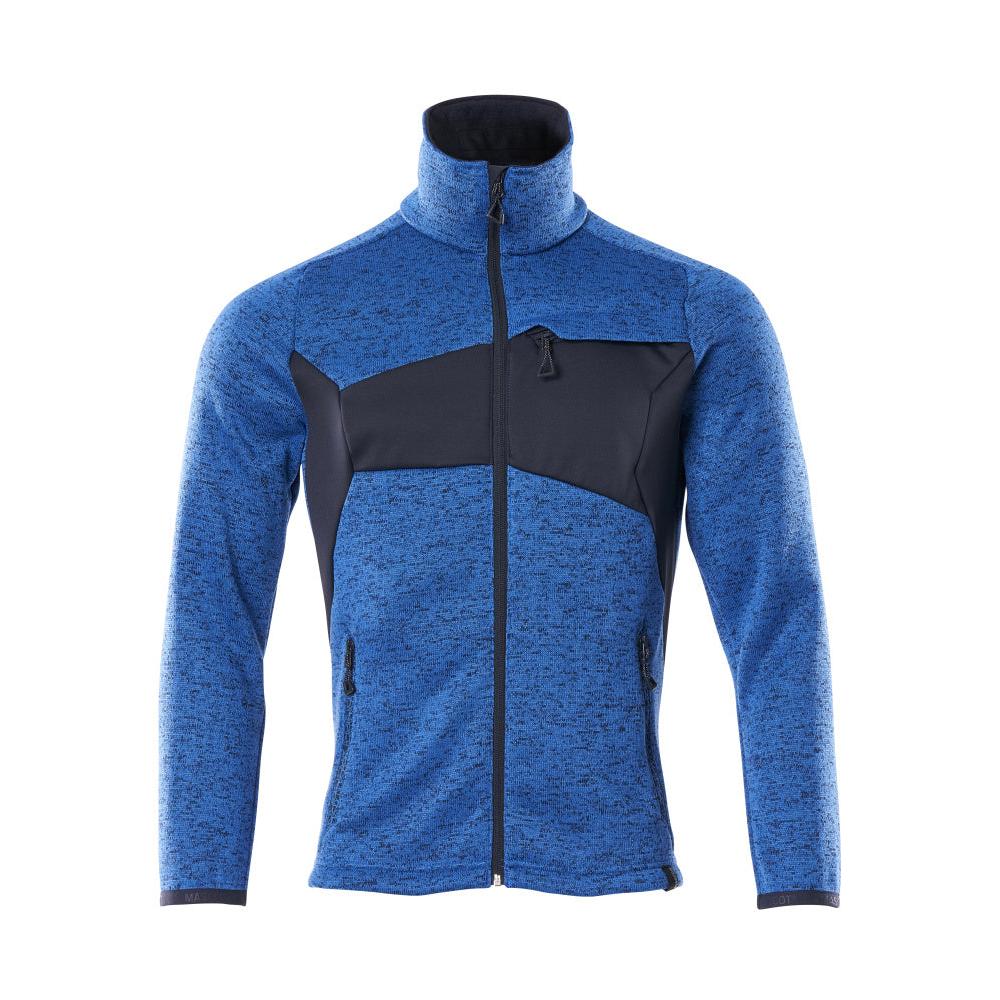 Gebreide trui met ritsvest