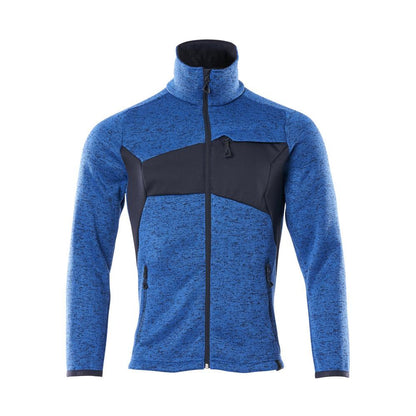 Gebreide trui met ritsvest