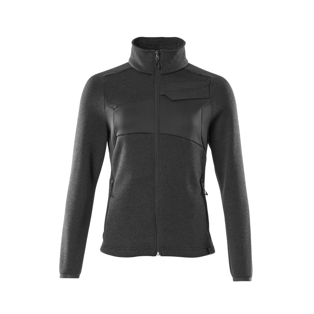 Gebreide trui met ritssluiting, damesvest
