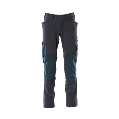 Broek, kniezakken, ULTIMATE STRETCH broek, zwartblauw